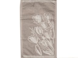 1с105.513ж2 Лейла (лен3) Полотенце махровое 50х30 см