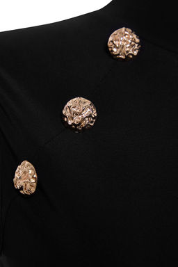 Trendyolmilla Siyah Aksesuar Detayl? Orme S?k Bluz TPRSS25BZ00020  фото 6