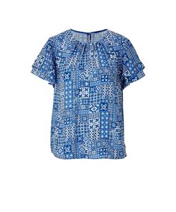 Блузка, сине-белая - Heine фото 2