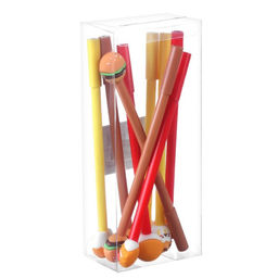 Цена за 12 шт. Ручка - прикол гелевая МИКС Булочка (штрихкод на шт.)