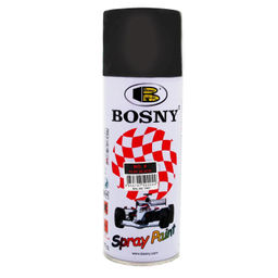 Краска Bosny Чёрная (матовая) 520 мл.