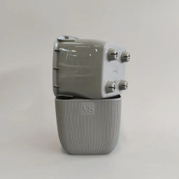 Горшок для цветов с дренажной системой Фабио VipSet 4,7 л серый (AMF-4,7-03) - Крассула фото 5