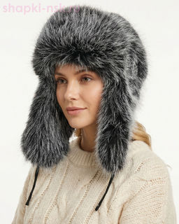 Эскимо экомех чернобурка Ушанка (56-58)
