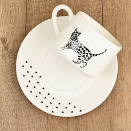 Чайная пара Животные, 200 мл