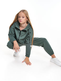 Комплект спортивный для девочки 22-7648 графит - Mini maxi фото 23