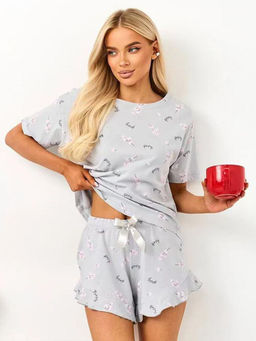 K12994 Домашний костюм СЕРЫЙ