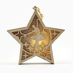 Ёлочная игрушка новогодняя «Балерина», 11.5×11 см