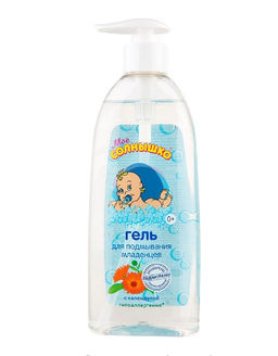 МОЕ СОЛНЫШКО гель д/подмывания младенцев 400мл с календулой