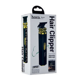 Машинка для стрижки Hoco HP22, 4 насадки, 1.5/3/4.5/6 мм, от АКБ, чёрная