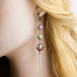 Серьги из муранского стекла FRESHNESS LS3315 - Vloes фото 6