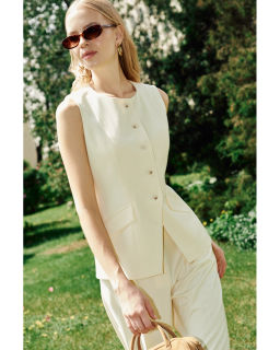 Жилет THE VERY 2428 сливочное масло  фото 5