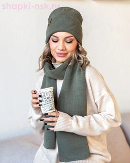 LS 11 PL 11 Комплект женский (колпак+шарф) (56-58)