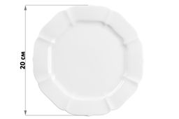 Набор 2 тарелок 20*20*1,5 см Грация, фарфор - Elan gallery фото 2