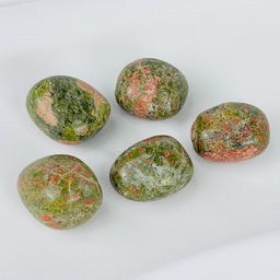 Галтовка из Унакита (10 шт) - Радуга самоцветов фото 2