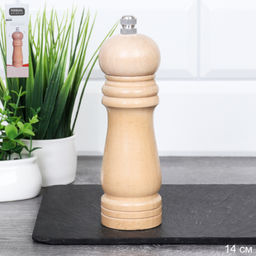 Мельница для специй и соли дерево 20 см / 34-PG /уп 100/ - Галеонтрейд фото 2