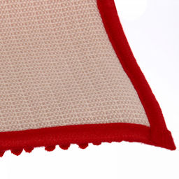 Коврик для ванной 40*60 "Букли" бордовый