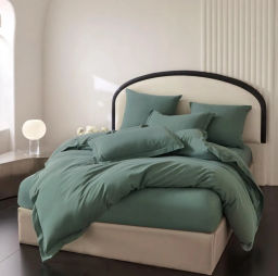 КПБ Mency Winni Бархатный Сатин на резинке по кругу MENBSR15 Евро