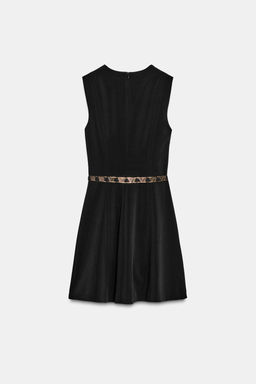 MINI DRESS WITH GOLDEN BELT - Zara фото 8
