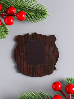 Цена за 3 шт. Магнит на холодильник «Новогодняя подкова с конём. На счастье», 7×7 см