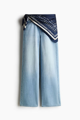 Vaquero con fular Straight High Waist - H&m фото 2