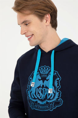 Мужской темно-синий свитшот Неожиданная скидка в корзине