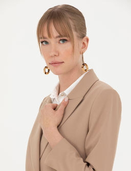 Bej Slim Fit Ceket - Pierre cardin фото 2