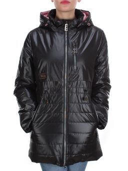 8250 BLACK Куртка демисезонная женская BAOFANI (100 гр. синтепон) - Фабричный китай фото 2