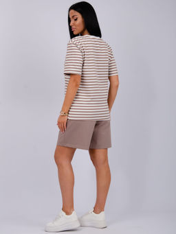 Костюм "Океан" бежевый, трикотаж