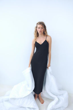 LONG SLIP DRESS - Zara фото 10
