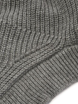 Шапка жен. шерсть+акр LB-BR55036 d.grey melange - Labbra фото 7