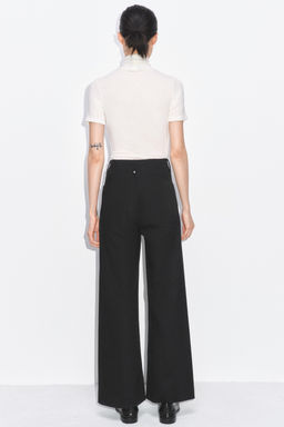 JEANS ZW COLLECTION TAILORED WIDE LEG TIRO ALTO / Negro - Zara фото 3