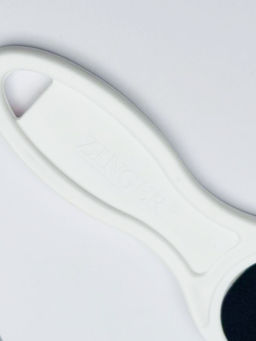 Zinger Тёрка педикюрная двусторонняя абразивная / Classic RA-66, 100/180 грит, белый  фото 4