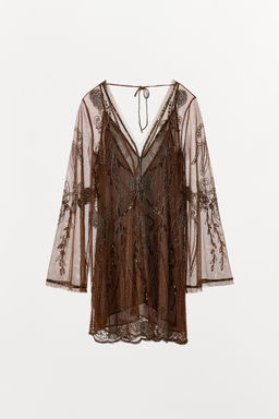 ZW COLLECTION LIMITED EDITION EMBROIDERED DRESS - Zara фото 6