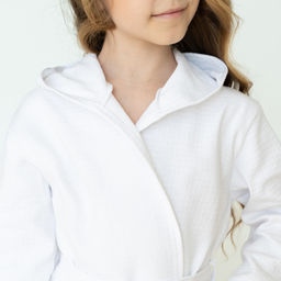 Халат детский вафельный белый 914 (152, 80)