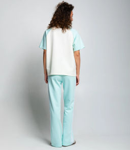 Спортивный костюм #КТ6605 (3), тиффани, кремовый - Dommod фото 4