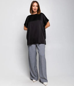 Блуза #ОБШ2830, чёрный