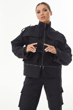 Куртка AURA 7029-170 черный  фото 4