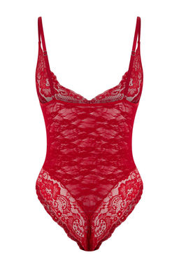 Siyah Dantel Fitted Kaps?z Body THMSS26BD00003 - Trendyolmilla фото 4