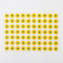 Цена за 2 шт. Аппликатор «Кузнецова», 70 колючек, спантекс, 23×32 см, жёлтый.