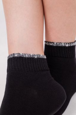 Набор женских носков с люрексом 2 пары Happy Fox  фото 4