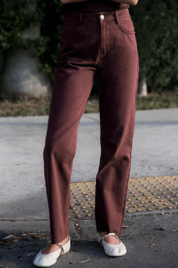 Z1975 STRAIGHT-LEG HIGH-WAIST JEANS - Zara фото 28