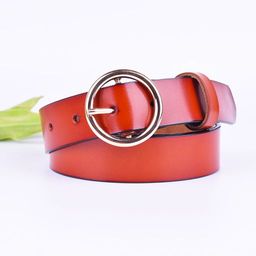 Ремень женский Sefaro CHW-0506-7 China Collection из телячьей кожи рыжий