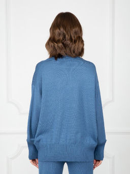Свитер женский ZZ-04001 denim - Eleganzza фото 3