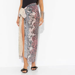 Парео из полупрозрачной ткани Навстречу приключениям (gray) - Charutti фото 4