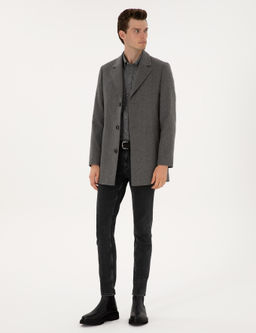 Gri Ex. Slim Fit Ka_e Kaban - Pierre cardin фото 4