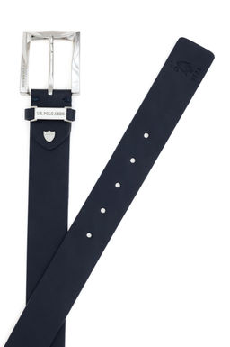 Erkek Lacivert Kemer Sepette S_rpriz _ndirim