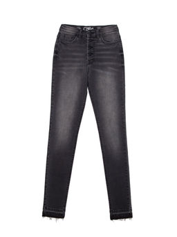 CONTE Моделирующие eco-friendly джинсы skinny с высокой посадкой CON-225 Lycra® washed black - Conte elegant фото 4
