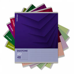 Цена за 5 шт. Тетрадь общая ученическая ErichKrause Duotone Next, 48 листов, линейка_MIX-PACK