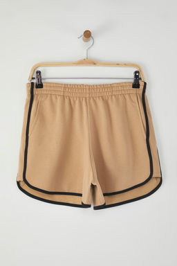 TRENDYOLMILLA Siyah Biye Detayl? Mini Esnek Orme Sort & Bermuda TWOSS24SR00211 фото 5