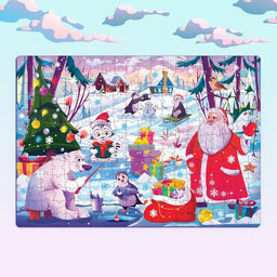 Светящийся пазл Новогодние радости, 260 деталей - Puzzle time фото 5